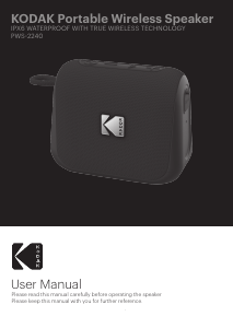 Mode d’emploi Kodak PWS-2240 Haut-parleur