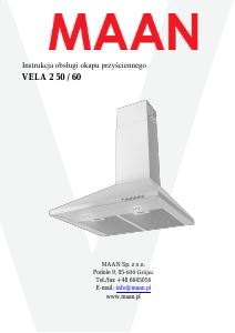 Instrukcja MAAN Vela 2 60 Okap kuchenny