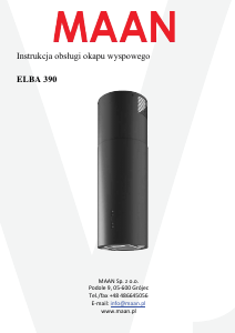 Instrukcja MAAN Elba 390 Okap kuchenny