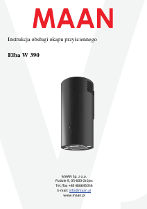 Instrukcja MAAN Elba W 390 Okap kuchenny