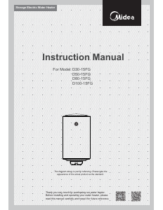 Manual Midea D30-15FG Boiler