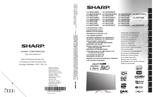 Kullanım kılavuzu Sharp AQUOS LC-39LE750E LCD televizyon