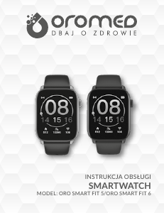 Handleiding Oromed Oro Smart Fit 6 Smartwatch
