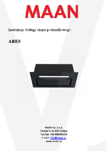 Instrukcja MAAN Ares 60 Okap kuchenny