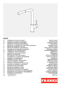 Manual Franke Sirius Robinet