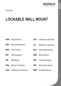 Bedienungsanleitung Deltaco ARM-0267 Wandhalterung