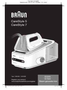 Manual Braun SI 7056 S CareStyle 7 Ferro