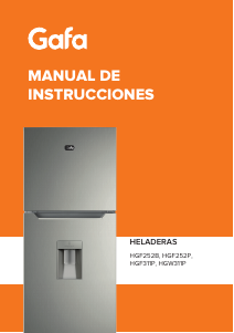 Manual de uso Gafa HGF252B Frigorífico combinado