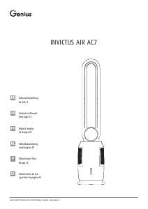 Manuale Genius Invictus Air AC7 Ventilatore