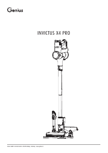Bedienungsanleitung Genius X4 Pro Invictus Staubsauger