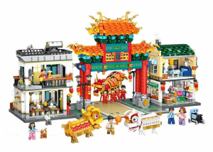 Manual LOZ set 1030 Chinese Tradition Chinatown