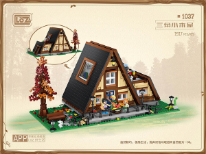 Manual LOZ set 1037 Creative Cabin house
