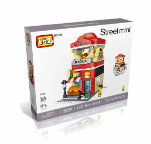 Manual LOZ set 1628 Street Mini Pizza place