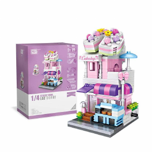 Manual LOZ set 1621 Street Mini Cake shop