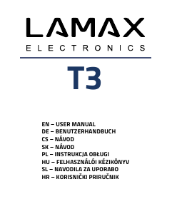 Használati útmutató Lamax T3 Akciókamera