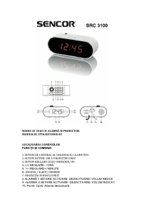 Manual Sencor SRC 3100 Radio cu ceas