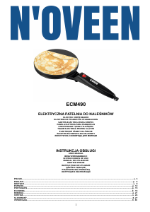 Manual N'oveen ECM490 Aparat pentru clatite