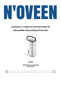 Bruksanvisning N'oveen DH350 Avfuktare
