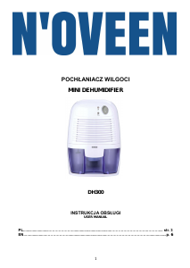 Bruksanvisning N'oveen DH300 Avfuktare