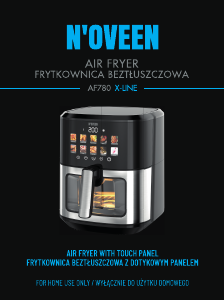 Handleiding N'oveen AF780 X-LINE Friteuse