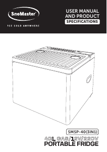 Handleiding SnoMaster SMSP-40(3IN1) Koelbox