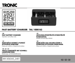 Manuál Tronic IAN 456345 Nabíječka baterií