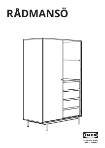 Návod IKEA RADMANSO Šatník