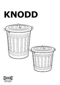 Bedienungsanleitung IKEA KNODD Mülleimer