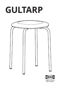 Manuál IKEA GULTARP Stolička