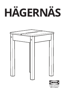 Manual IKEA HAGERNAS Tamborete