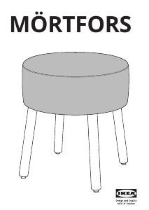 Panduan IKEA MORTFORS Bangku