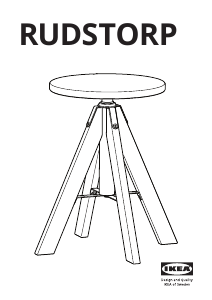 Instrukcja IKEA RUDSTORP Stołek