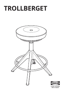 Manual IKEA TROLLBERGET Tamborete