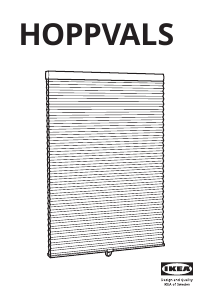 Hướng dẫn sử dụng IKEA HOPPVALS Rèm cuốn