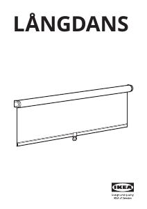 Hướng dẫn sử dụng IKEA LANGDANS Rèm cuốn