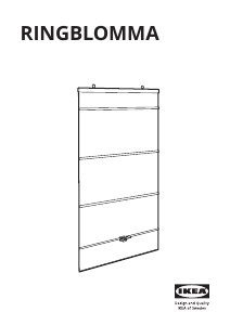 Hướng dẫn sử dụng IKEA RINGBLOMMA Rèm cuốn