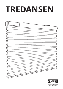Használati útmutató IKEA TREDANSEN Redőny