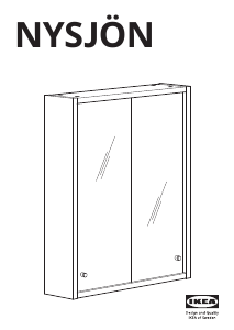Руководство IKEA NYSJON Зеркальный шкаф