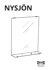 Manual de uso IKEA NYSJON Espejo