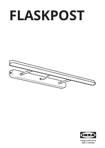Kasutusjuhend IKEA FLASKPOST Lamp