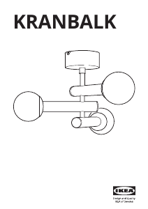 Panduan IKEA KRANBALK Lampu