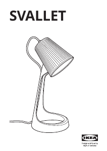 Brugsanvisning IKEA SVALLET Lampe