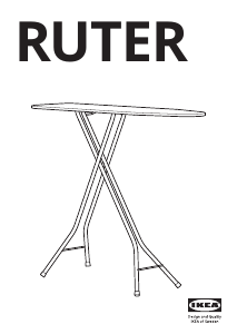 Kullanım kılavuzu IKEA RUTER Ütü masası