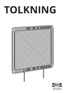 Kullanım kılavuzu IKEA TOLKNING Yatak başı