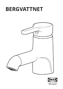 Instrukcja IKEA BERGVATTNET Kran
