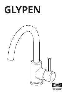 Käyttöohje IKEA GLYPEN Vesihana
