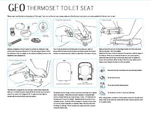 Manual Roper Rhodes Geo Toilet Seat