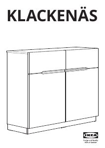 Наръчник IKEA KLACKENAS Скрин