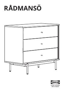 Priručnik IKEA RADMANSO (205.936.04) Komoda