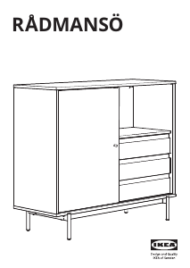 Priručnik IKEA RADMANSO Komoda